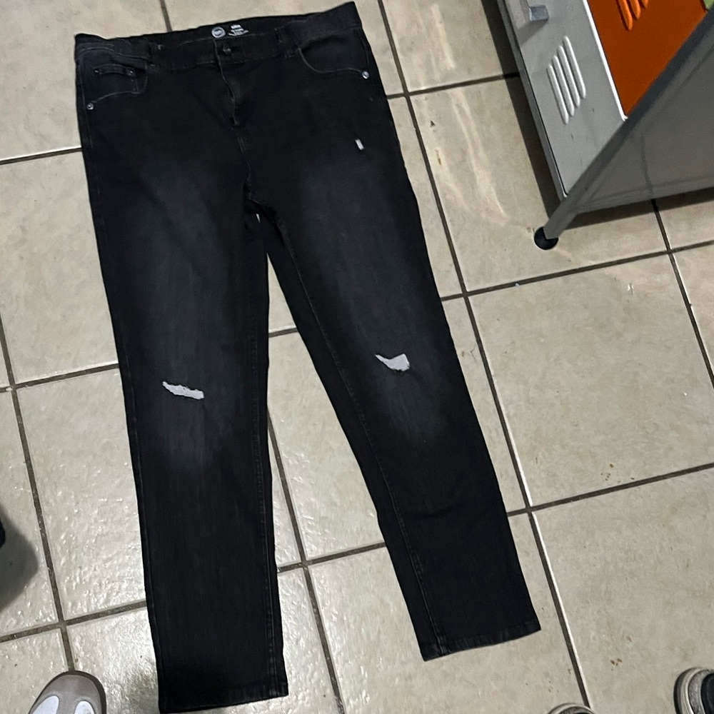 Jeans ripped